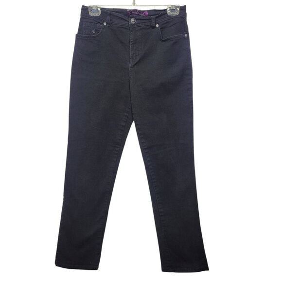 Gloria Vanderbilt Black Jeans Women’s Size 8P Petite Classic Fit Stretch - Picture 1 of 8